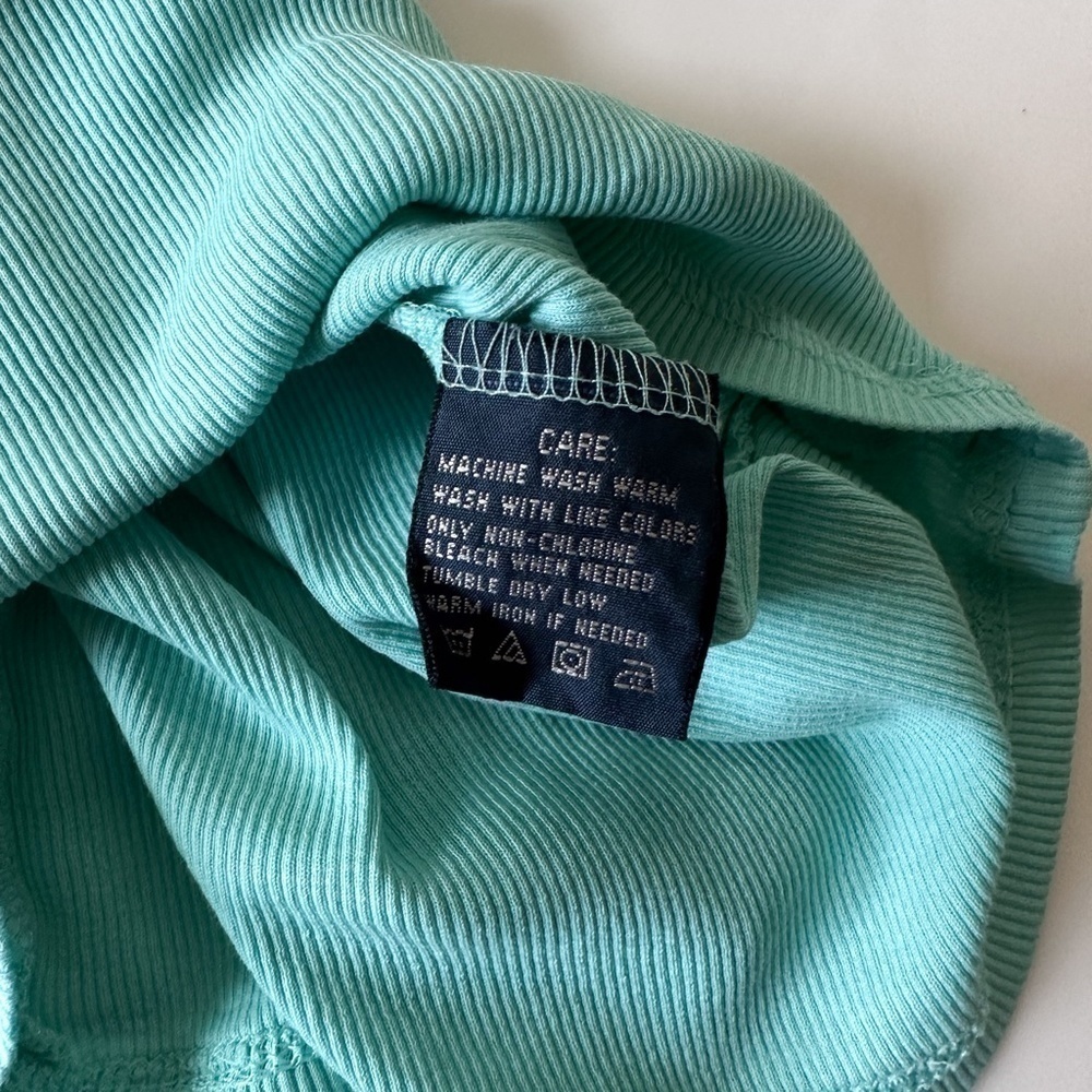 Ralph Lauren Blue Label Pima Cotton Fitted Ribbed Scoop Neck Tank Top- Size M - Picture 4 of 6